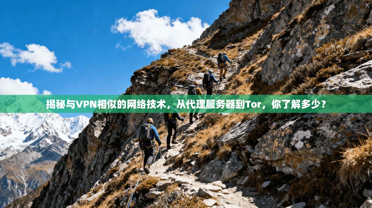 揭秘与VPN相似的网络技术，从代理服务器到Tor，你了解多少？