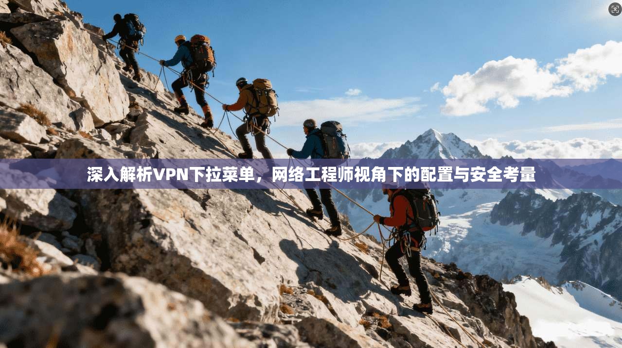 深入解析VPN下拉菜单，网络工程师视角下的配置与安全考量