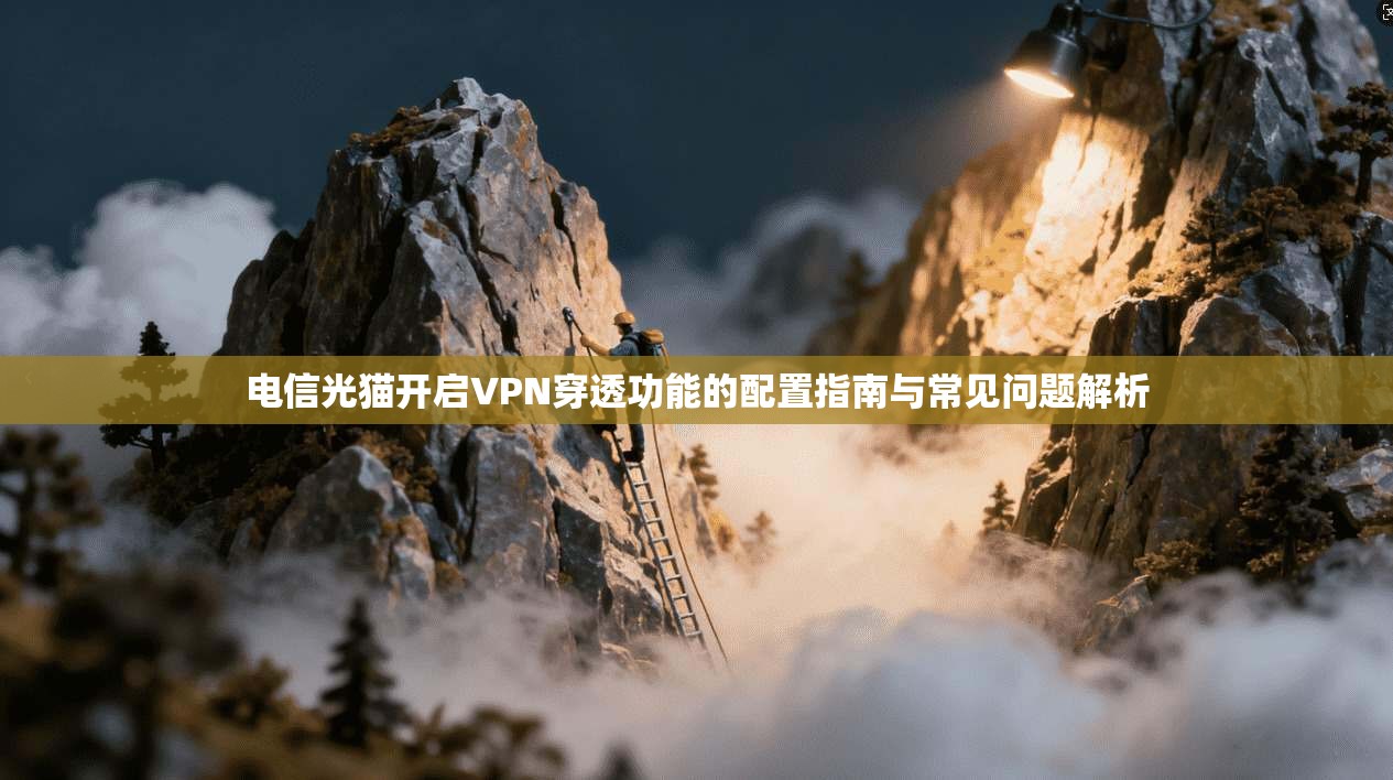电信光猫开启VPN穿透功能的配置指南与常见问题解析 电信光猫开启VPN穿透功能的配置指南与常见问题解析