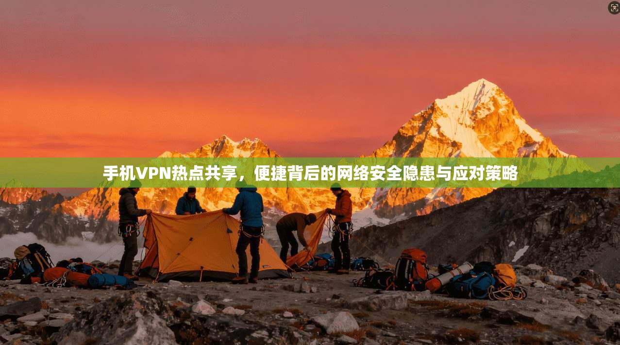 手机VPN热点共享，便捷背后的网络安全隐患与应对策略