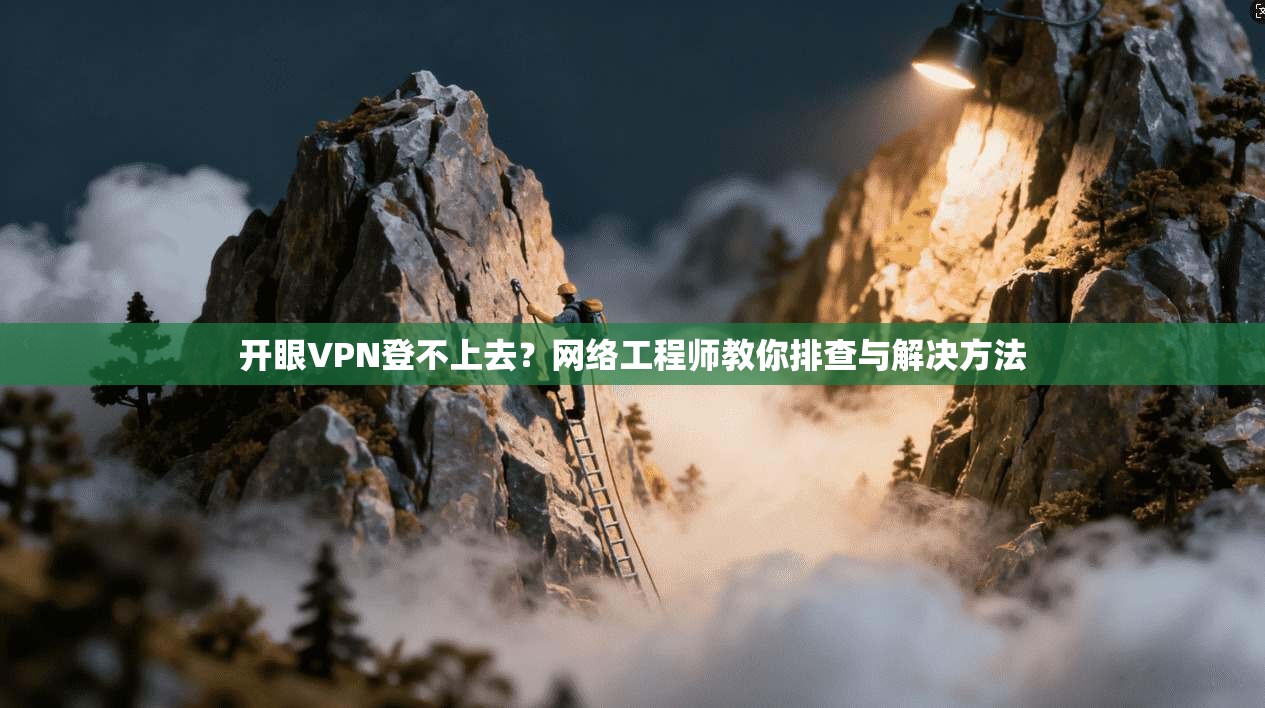 开眼VPN登不上去？网络工程师教你排查与解决方法