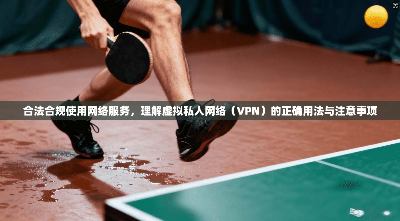 合法合规使用网络服务，理解虚拟私人网络（VPN）的正确用法与注意事项