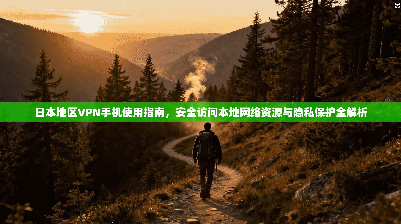 日本地区VPN手机使用指南，安全访问本地网络资源与隐私保护全解析