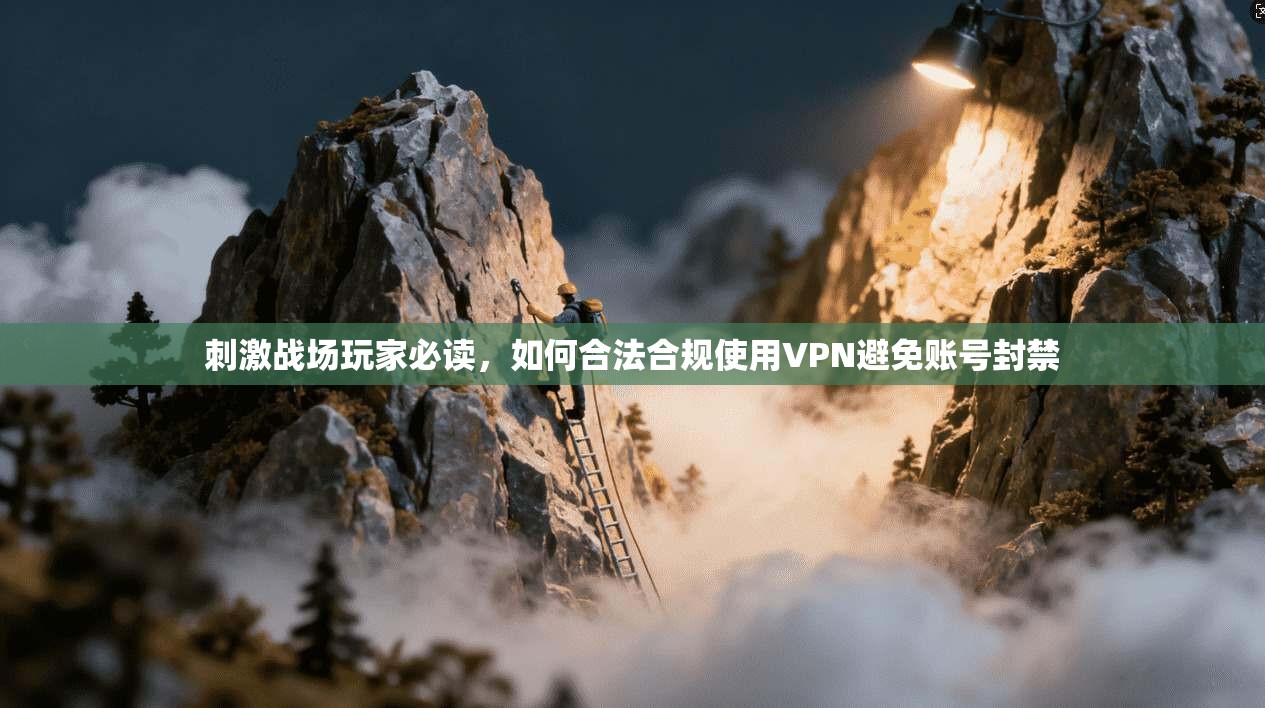 刺激战场玩家必读，如何合法合规使用VPN避免账号封禁