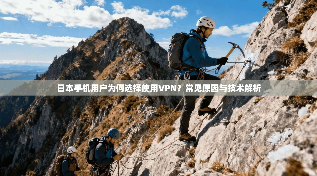 日本手机用户为何选择使用VPN？常见原因与技术解析