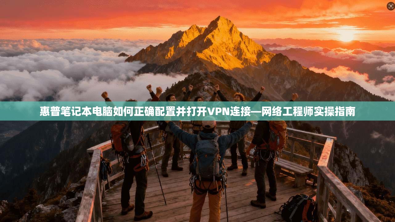 惠普笔记本电脑如何正确配置并打开VPN连接—网络工程师实操指南