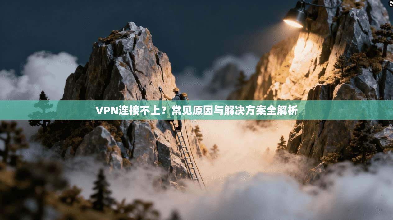 VPN连接不上？常见原因与解决方案全解析