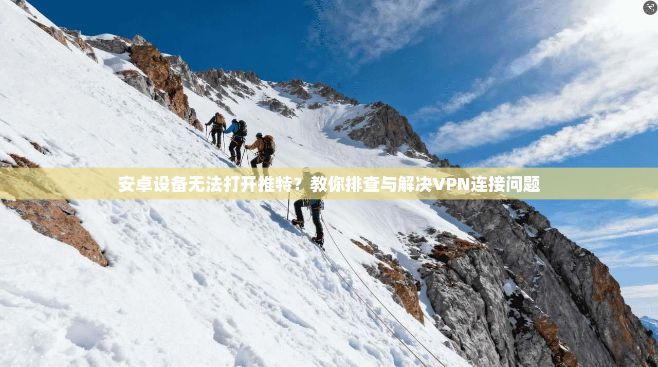 安卓设备无法打开推特？教你排查与解决VPN连接问题